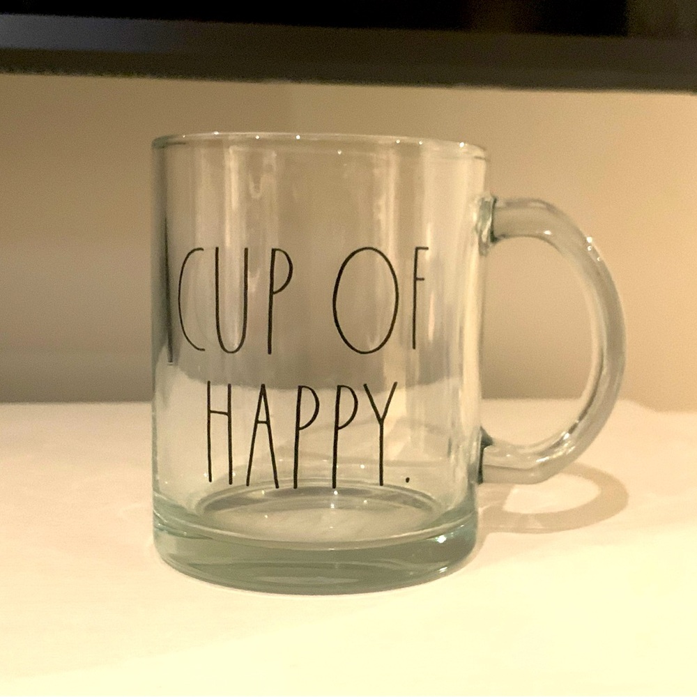 Rae Dunn Glass Mug
